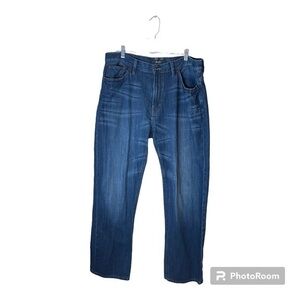 Vintage Sean John‎ Jeans Dark Wash Lightly Distressed 90’s Y2K Size 36 Mens